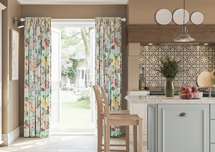 Amelia Faux Silk, Coral Kiss - Made to Measure Curtain - Image 3